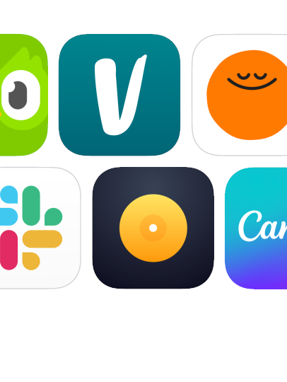 Una selezione di app dall’App Store di Apple