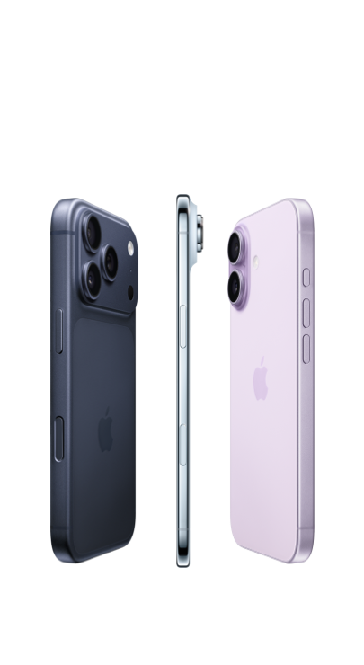 Un trio di iPhone.