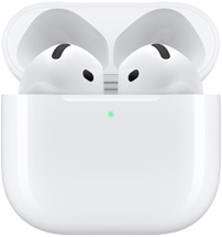 „AirPods 4“ vaizdas iš priekio