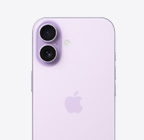 iPhone 17, tagakülg, lavendlivärvi, ülal vasakul Dual Fusion kaamerasüsteem